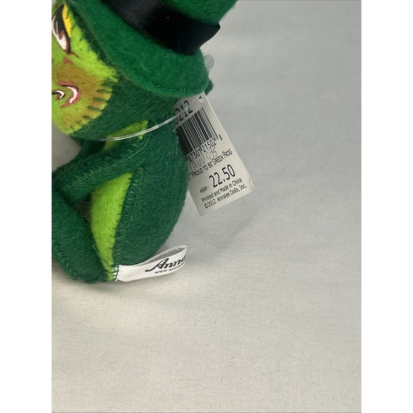 NWT ANNALEE DOLL 2012 5" ST. PATRICK'S DAY IRISH PROUD TO BE GREEN FROG - Picture 5 of 8